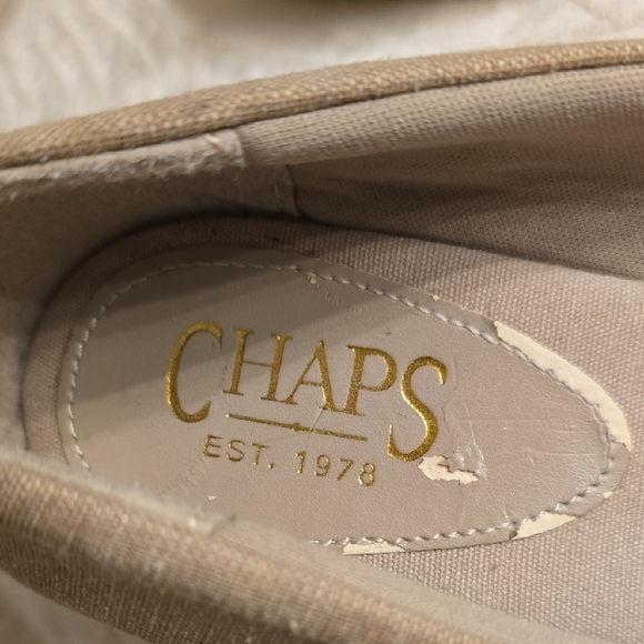 Chaps Taupe Wedge Sandals - Picture 2 of 13